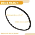 thumbnail image 4 of Correa de transmisión de motocicleta V-Belt de Unique Bargains para Honda Helix CN250 Elite CH250, 4 of 7