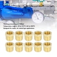 thumbnail image 4 of Buje Hexadecimal de Reductor de Latón, 3/8 NPT Femenino Versátil de Latón Roscado Con Cola de 10 piezas para industrias, 4 of 7