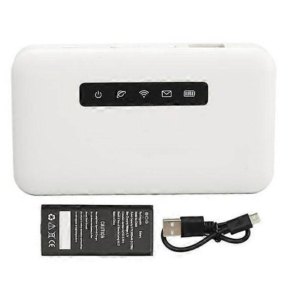 4G LTE Mobile WiFi Hotspot with SIM Card Slot RJ45 WAN LAN 300 Mbps Supports 32 Users Modem for Travel Indoor Outdoor