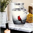 thumbnail image 3 of Cardinal Bird Urn For Human Ashes Adult Man - Cardinal Bird Funeral Urns for Human Ashes Adult Women - Cremation Urns - 6inch, Medium Size with Velvet Bag - 1pcs, Decorative Urn, Ash Container, 3 of 7