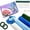 Blue Flower Kit, variant on Pipe Cleaner Flower Kit | DIY Craft with 400PCS Pastel Chenille Stems | Create Beautiful Flowers & Bouquet Accessories