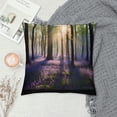 thumbnail image 2 of Pratyus Flowers Trees Sunlight Pillow Cushion Covers for Sofa Couch Bedroom Car Home Decor 1PC 18x18in, 2 of 5