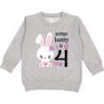 thumbnail image 2 of Inktastic Somebunny is Four 4th Birthday Bunny Toddler Sweatshirt, 2 of 4