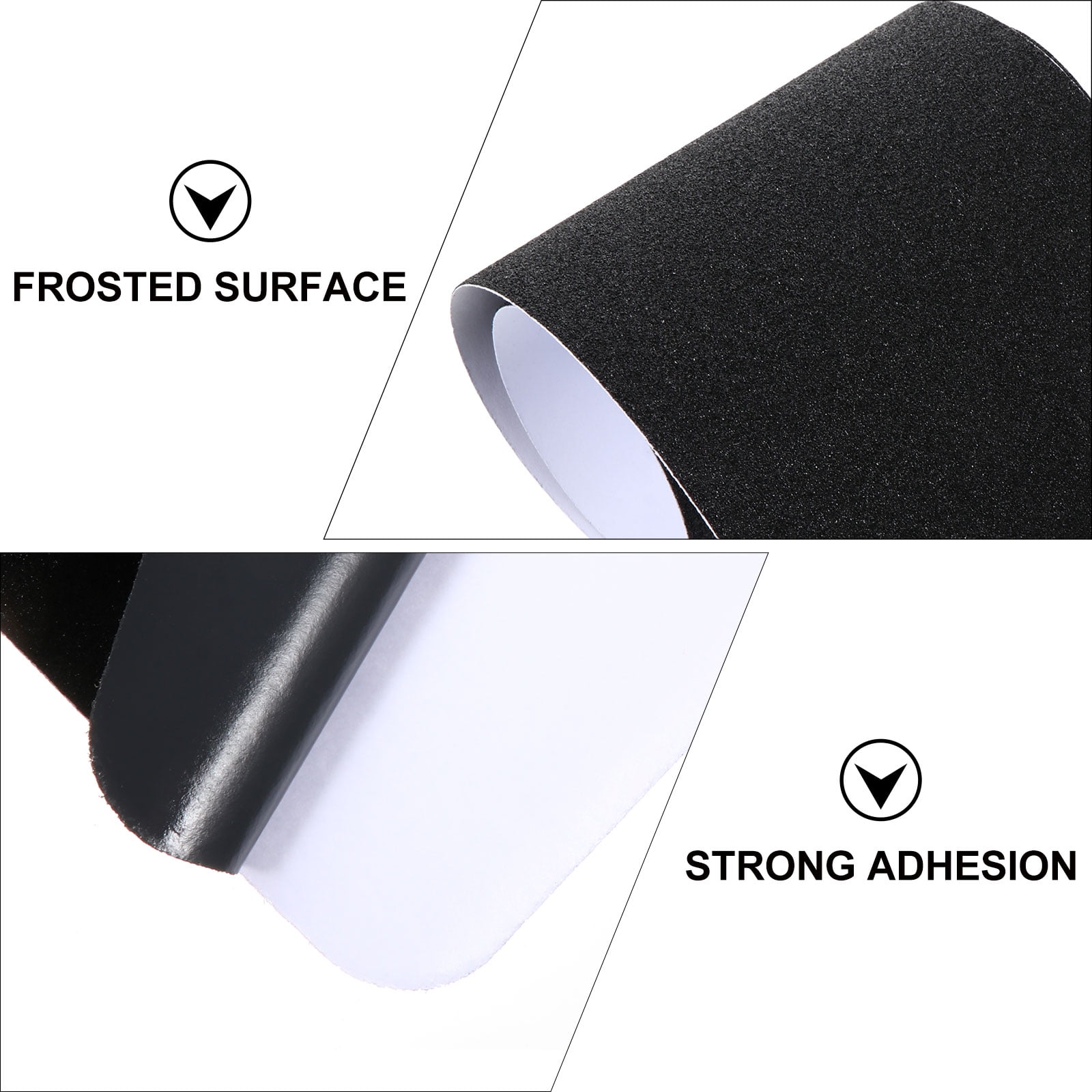 ORFOFE Anti-Skid Grip Tape for Stairs 4Pcs Pvc Non-Slip Safety Strips for Indoor Outdoor Use Pre-Cut Traction Tape for Slippery Floors and Pet Safety