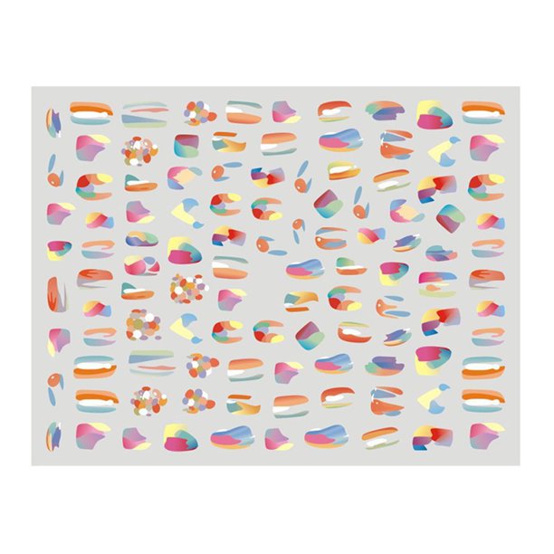 Seitruly Pegatinas para uñas, calcomanías en relieve 3D, impresión de deslizadores de belleza para manicura, decoración DIY, adhesivo, accesorios de Juegos de manicura WG264 Seitruly CE012223-28B