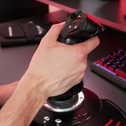 Thrustmaster T-Flight Stick X Flight Joystick, USB with Throttle, 12 Programmable Buttons - PC