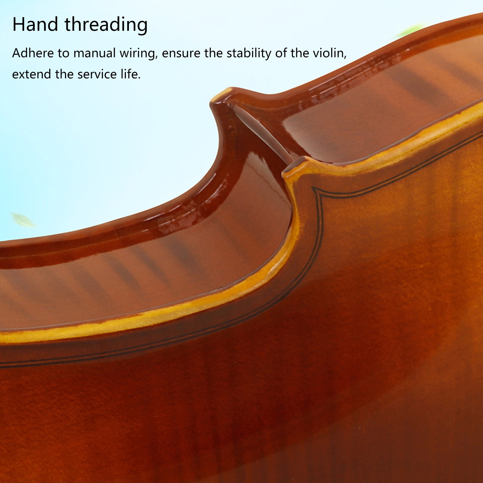 COOLHOOD Spruce Wood Viola with Bow and Carrying Case Stringed Instrument 16 Inch Viola Replacement Kits for Beginners Students