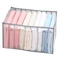 thumbnail image 2 of Cheers US Wardrobe Clothes Organizer for Jeans, Upgraded Drawer Organizers for Clothing with Handle Foldable, Drawer Organizers Clothes for Family, 2 of 7