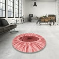 thumbnail image 4 of Ahgly Company Machine Washable Indoor Rectangle Transitional Pastel Pink Area Rugs, 7' x 9', 4 of 7