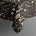 thumbnail image 4 of Brown Mushroom Daisy Dark Pattern Rectangle Tablecloth 60"x120",Waterproof Polyester Rectangle Table Cloth, Wipeable Spillproof Polyester Tablecloth for Dining, Camping, Indoor and Outdoor, 4 of 6
