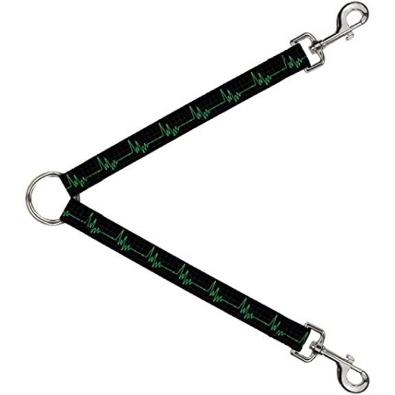 Buckle-Down Dog Leash Splitter Flatline 1 Foot Long 1 Inch Wide