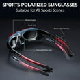 thumbnail image 3 of RockBros Cycling Glasses Polarized Sports Sunglasses Goggles Replace Lenses, 3 of 7