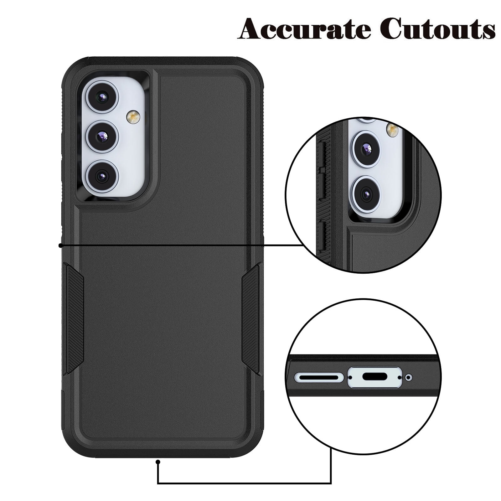 Njjex for Samsung Galaxy A55 5G Phone Case,Shockproof Dust/Drop Proof 2-Layer Full Body Protective Heavy Duty Durable Rugged Hybrid Cover for Galaxy Njjex for Samsung Galaxy A55 5G Phone Case,Shockproof Dust/Drop Proof 2-Layer Full Body Protective Heavy Duty Durable Rugged Hybrid Cover for Galaxy