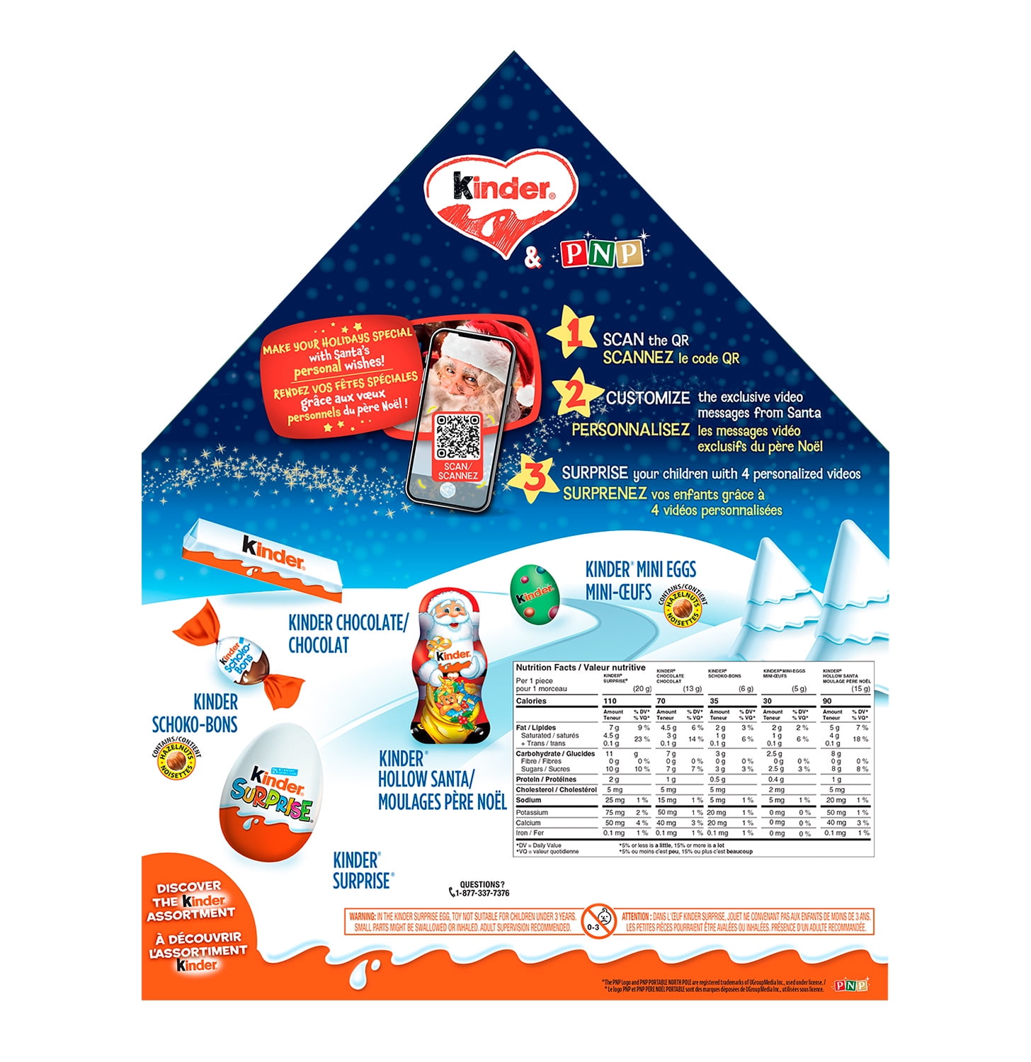 KINDER 2025 Advent Calendar, 24 Assorted Chocolates, Classic Edition, 182g, 182G