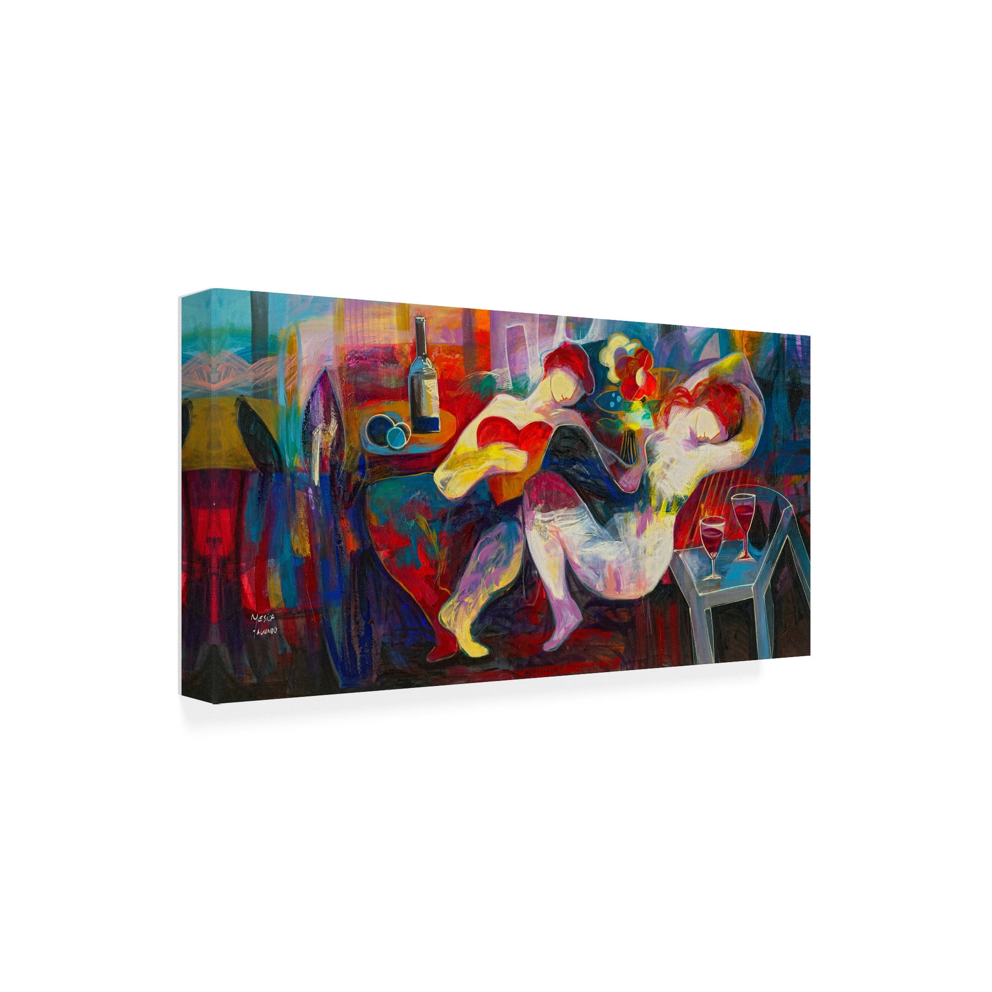 Trademark Fine Art 'Noche de amor' Canvas Art by Jessica Acunda