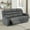 Dark Grey（3-Seater）, variant on 3 Seater Reclining Couch Manual 3-Seater Recliner Sofa, Triple Reclining Couch Chair with Adjustable Backrests, Memory Foam Comfort, Storage Pockets, Dark Gray Living Room & Home Theater Furniture