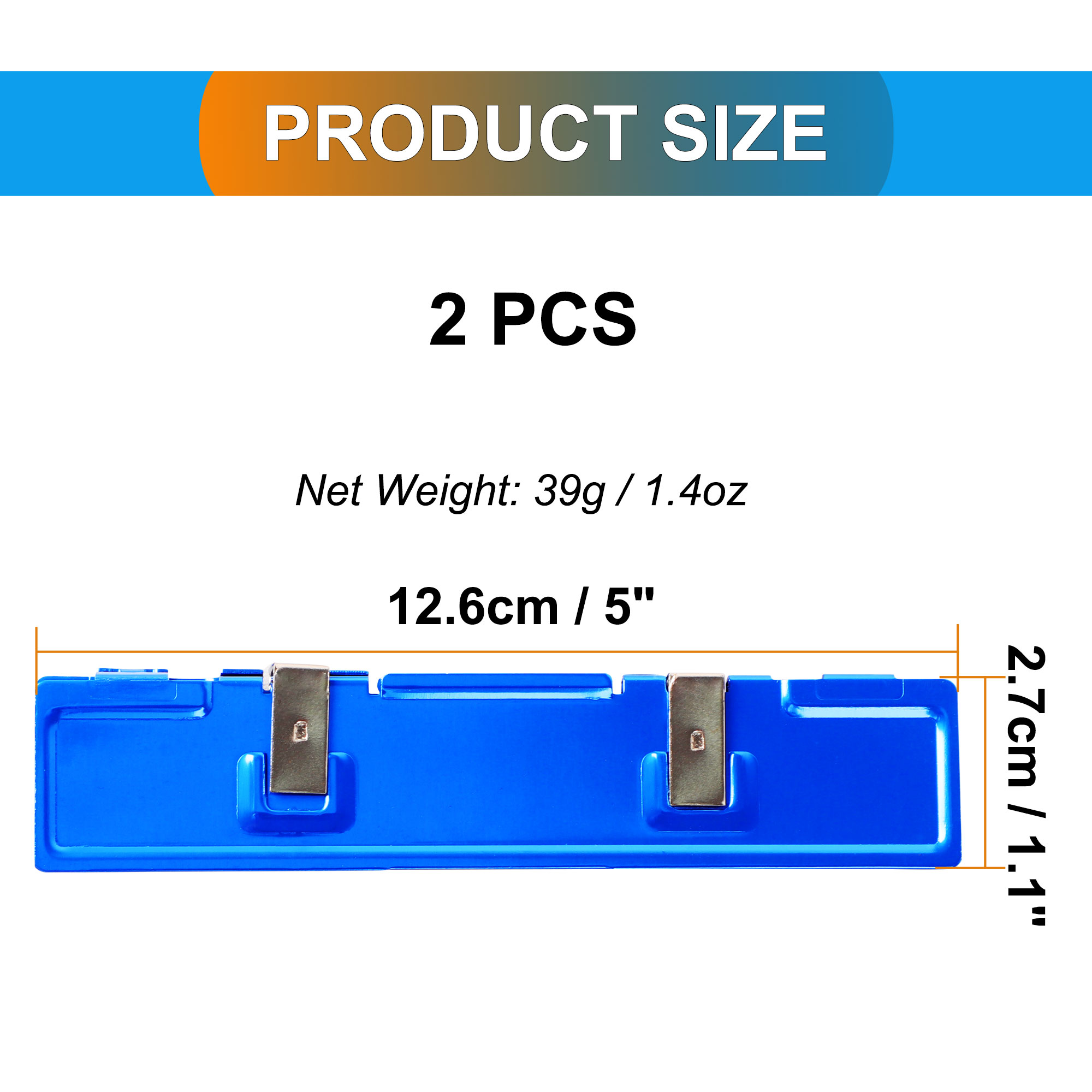 Unique Bargains 2 Pcs Aluminum Heat Sink DDR Memory Heat Spreader Shim Computer Cooling