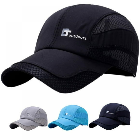 Mesh Cap Men Women Letter Embroidery Cotton Polyester 50+ Sunshade Quick Dry Anti-UV Adjustable Hats Outdoor Running Golf Tennis Fishing Hiking Beach Sportswear Accessories