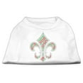 thumbnail image 4 of Christmas Pet Dog  Cat Shirt Rhinestone, "Holiday Fleur De Lis", 4 of 11
