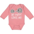 thumbnail image 3 of Inktastic Pappy Loves Me Grandson Boys or Girls Long Sleeve Baby Bodysuit, 3 of 5