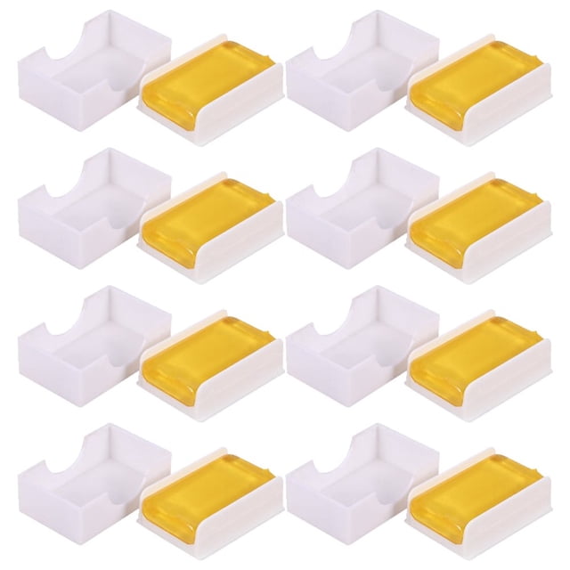 LOVEVER 8 Pcs Portable Practical Rosin for Stringed Instruments Erhu Violin Cello (Light Brown)