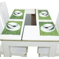 thumbnail image 4 of Ryvnso Placemats Set of 4 Football Field Dining Mats Heat-Resistant Non-Slip Washable Table Mat, 4 of 8