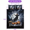 thumbnail image 5 of Happy Halloween Labrador Retriever Witch Pumpkins Bats Quilt Bedding Set Lab Dog Lover Gifts 1 Blanket Bed Cover 2 Pillowcases - 13012, 5 of 5