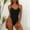 Black, variant on YEAHITCH Swimsuit Set,Juniors Swimwear,Swimwear Clearance,One-Piece,High WaistBlack,M (US:6)
