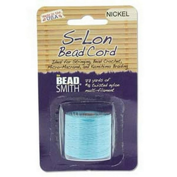 S-LON BEAD CORD NILE BLUE 77YD-1/CD
