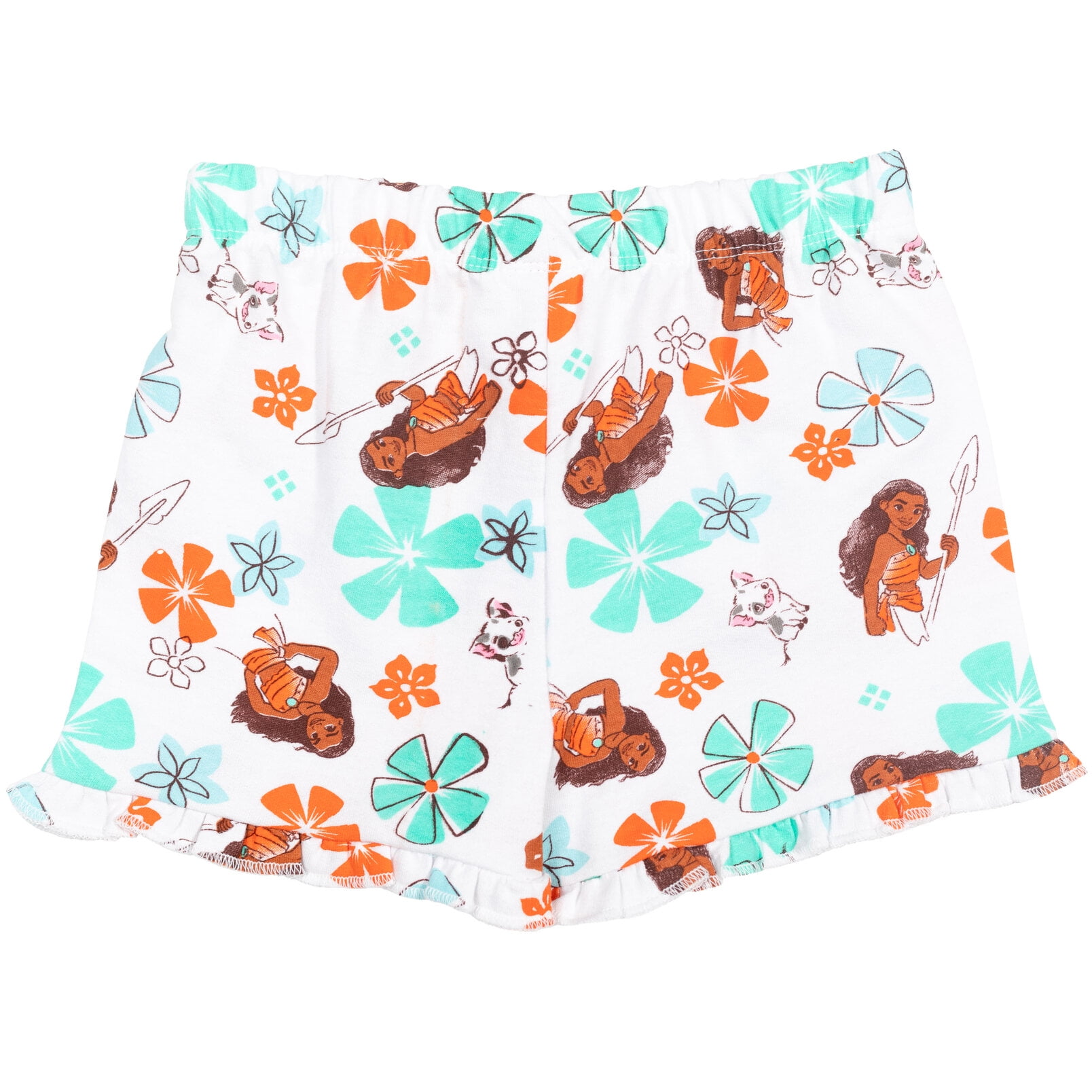 Disney Moana Infant Baby Girls T-Shirt and French Terry Shorts Outfit Set Infant to Big Kid