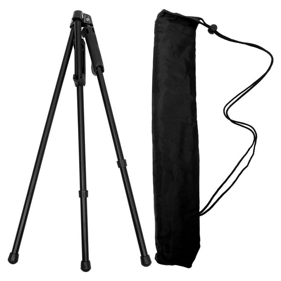 HOOWIFFY  Black Metal Easel Stand for Painting and Art Display 2Pcs