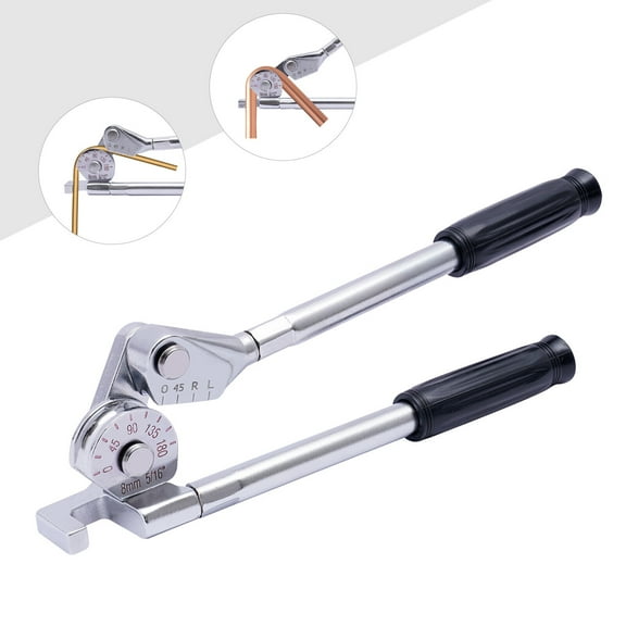 Miumaeov Manual Bench Bending Machine Pipe Bender 5/16" Tube Bender Anti-skid Handle 0~180°