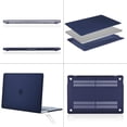 thumbnail image 3 of Mosiso 4 in 1 Macbook Pro 16 Inch Case 2019 Release A2141,Plastic Hard Shell Case Cover for MacBook Pro 16’’ with Touch Bar & Touch ID,Navy Blue, 3 of 6