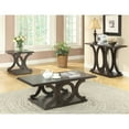 thumbnail image 3 of Coaster Transitional Wood C-shaped Base Coffee Table in Cappuccino, 3 of 3