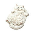 thumbnail image 2 of Cute Cat Shaped Rugs, Washable Soft Plush & Absorbent Floor Mat, Funny Cartoon Cat Carpet, For Entryway Rug Bathroom Tub, Shower Sink Kitchen Bedroom,F, 2 of 6