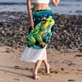thumbnail image 6 of Frog Chic Chiffon Beach Dress for Women - Summer Dresses with Polyester Straps for Sunny Days, 6 of 6