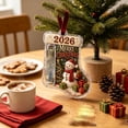 thumbnail image 6 of Clearance! Christmas Snowman Cash Gift Holder Ornament, 2026 Acrylic Stocking Money Holder, Indoor Outdoor Home Decor, Christmas Decorations for Xmas Tree Holiday Gifting, 6 of 7