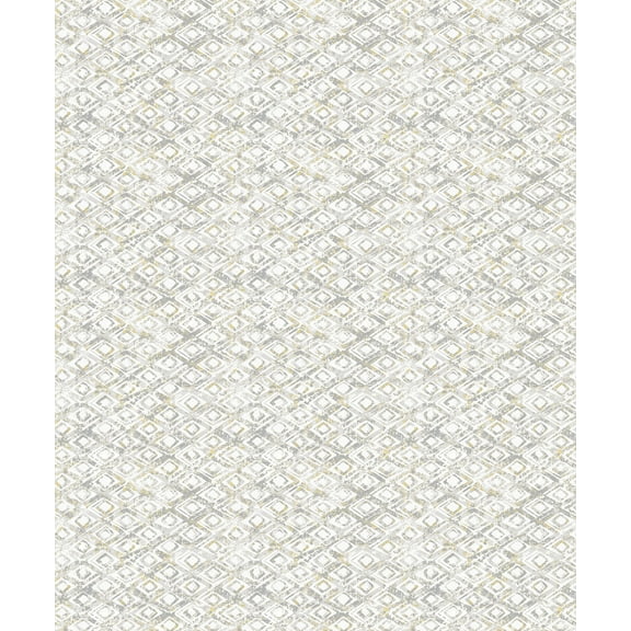 Decorline Delilah Taupe Diamond Wallpaper