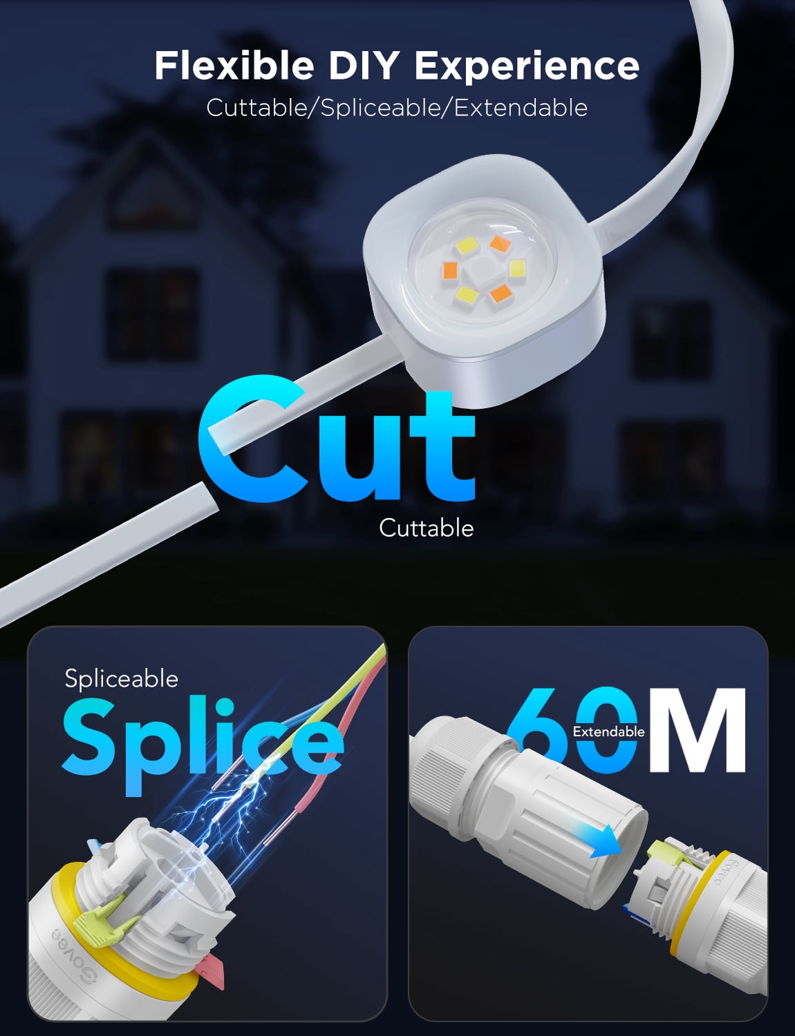 Govee White Permanent Outdoor Lights Pro Driver Module