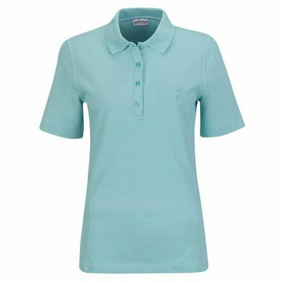 Golfino MARTINA POLO (UV PROTECTION), Ladies' performance golf polo shirt with sun protection in slim fit size 10 (medium large)