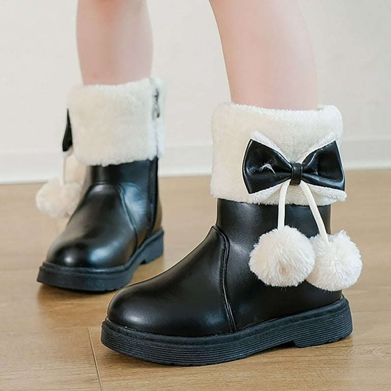 Gibobby Girls Cowboy Boots Suede Ankle Booties with Fringe and