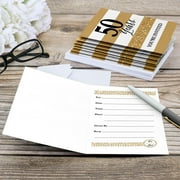 Big Dot of Happiness We Still Do - 50th Wedding Anniversary - Fill In Anniversary Party Invitations (8 count)