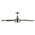 Hampton Bay Fanelee 54" LED Brushed Nickel Ceiling Fan with Light Kit