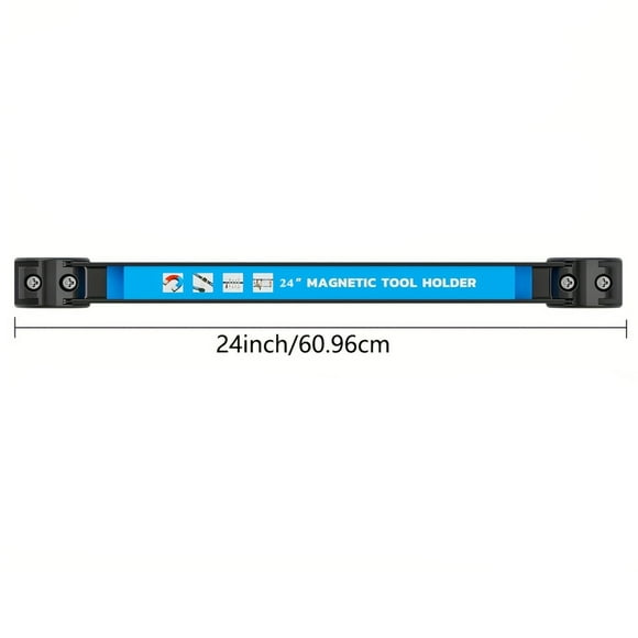 8,12,18,24inch Magnetic Tool Holder Heavy Duty Tool Bar,Space Saving Metal Organizer Rack Tool for Workshop Garage Home