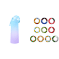 thumbnail image 1 of Botella Bebida 650 Ml Sin BPA Flavo para Acampar Senderismo Pesca () Rojo Azul, 1 of 8