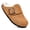 Camel, variant on Atlas Fur Women’s Genuine Leather Fur Lined Clogs with Arch Support – Cozy Suede Mules with Cork Footbed, Wool Lining & Adjustable Buckle for All-Day Comfort