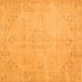 thumbnail image 1 of Ahgly Company Indoor Square Abstract Orange Contemporary Area Rugs, 4' Square, 1 of 1