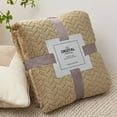 thumbnail image 4 of AZXY 40x60 Blankets and Throws Clearance,Blankets for Beds,Throw Blanket for Couch,Small Soft Fuzzy Flannel Cozy Blanket Throws for Kids Adults Brown, 4 of 5