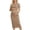 Beige, variant on Maternity Dress for Women Maternity Bodycon Summer Dress Slim Fit Stretchy Sleeveless Casual Pregnancy Outfit Solid Color Bump Hugging Maternity Clothes