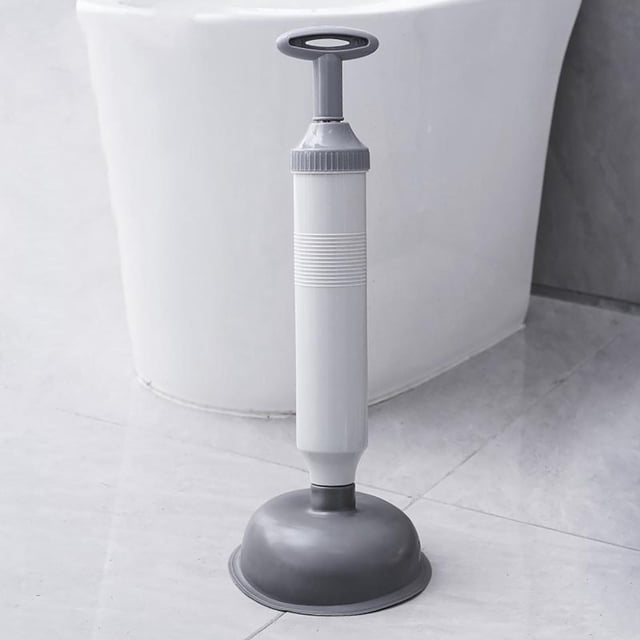 Powerful Plunger for Clogged Toilets Heavy Duty Bladder Plunger with Easy Grip Handle Universal Fit for All Standard Toilets Bathroom Products Bathroom Products